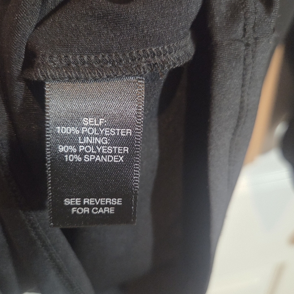 Buckle Black Blouse with Silver Detailing - Picture 5 of 6